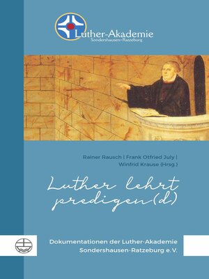 cover image of Luther lehrt predigen(d)